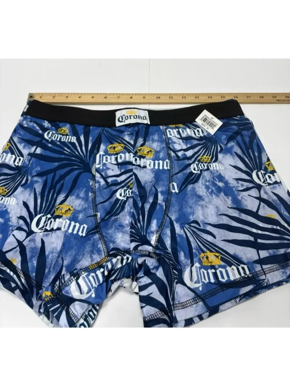 Corona Beer Men's Boxer Briefs 3Pc Set Size X-Large Blue White New Underwear NEW